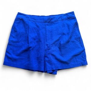 Madewell Solid Linen Blend Shorts